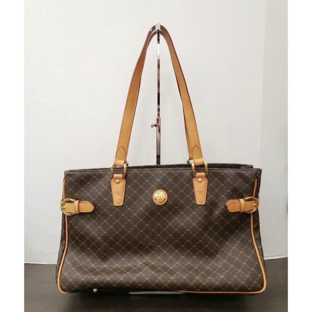 RIONI MODA ITALIA XL BUCKLED SATCHEL TOTE BAG